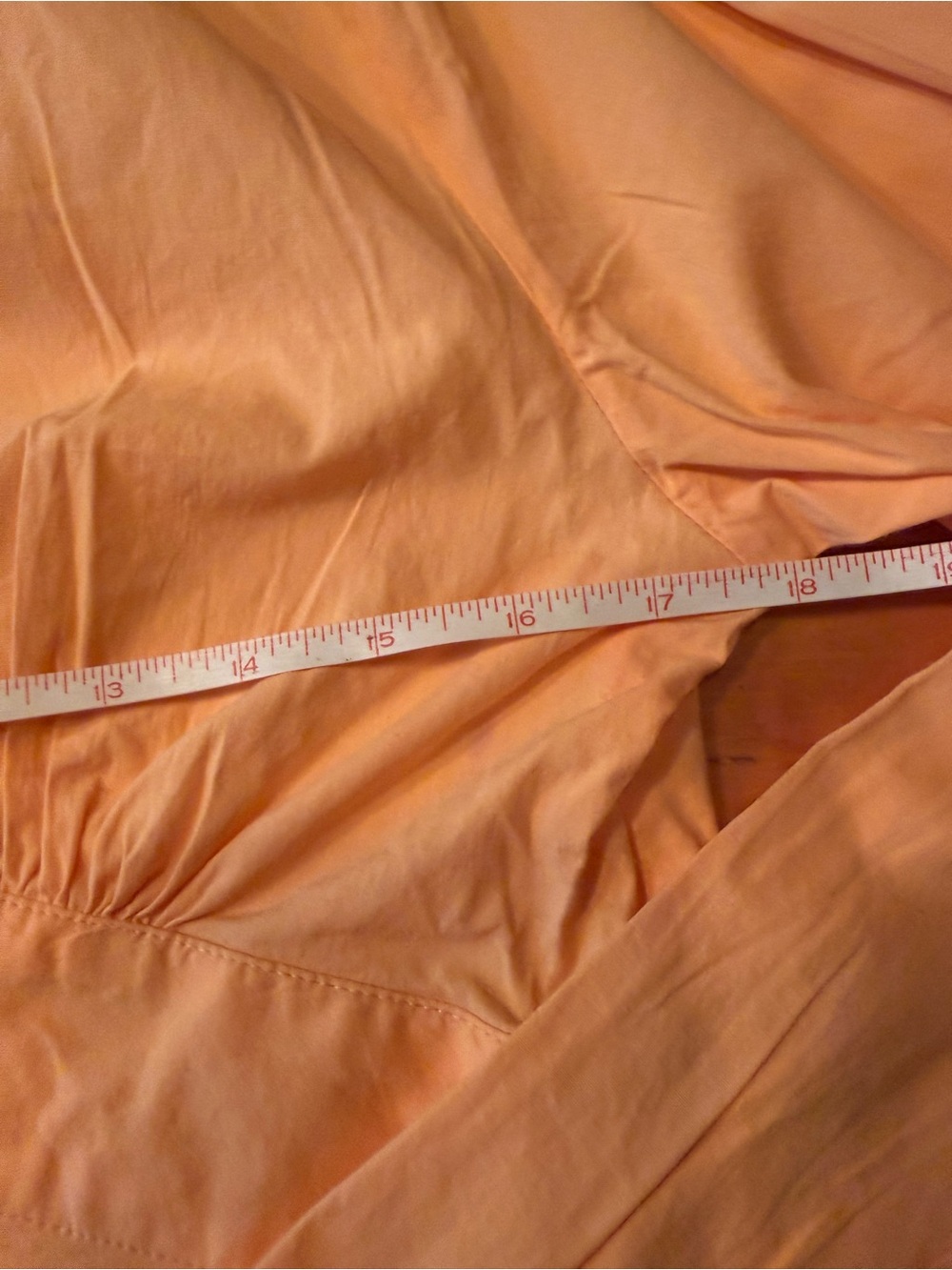 Orange Button-Front Collared Blouse - Picture 6 of 6